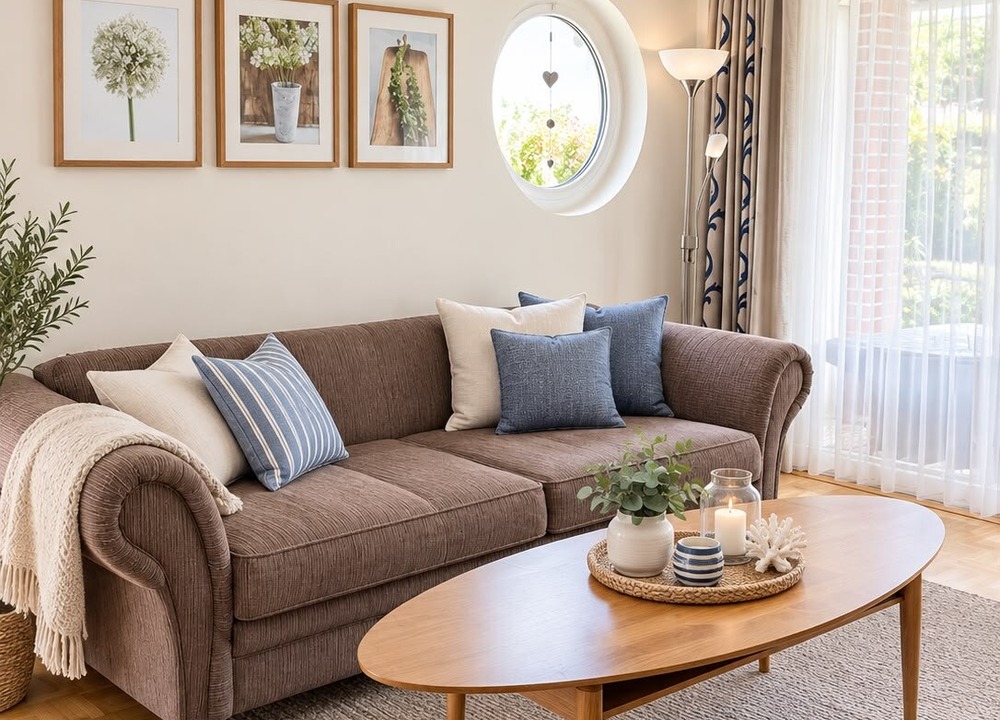 Wohnzimmer im Ferienhaus Haus Engelstein